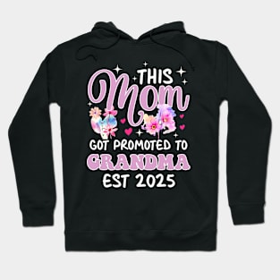 Funny Grandma Art For Grandma est 2025 Gift For Women Mother day Hoodie